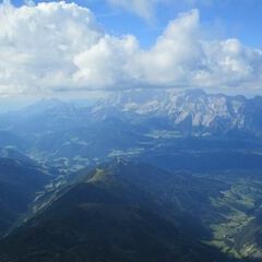Flugwegposition um 14:52:23: Aufgenommen in der Nähe von Schladming, Österreich in 2898 Meter